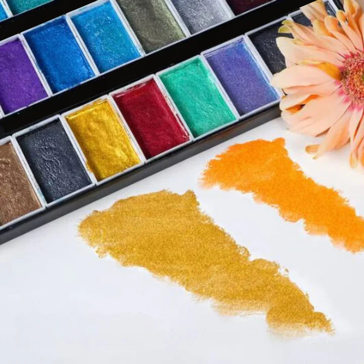 Watercolor Paint - High Quality Pigment Watercolor Paint Set